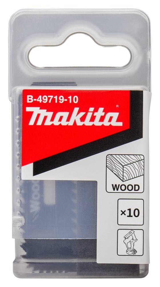 Makita Accessoires Zaagblad hout | 53x18x0,55mm | 10 stuks - B-49719-10 B-49719-10