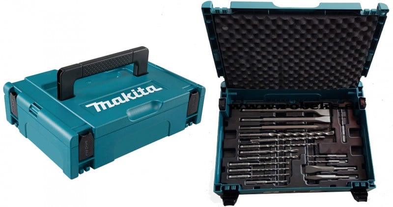 Makita Accessoires B-52059 17 delige SDS-plus boor / beitel set in Mbox 1 - B-52059