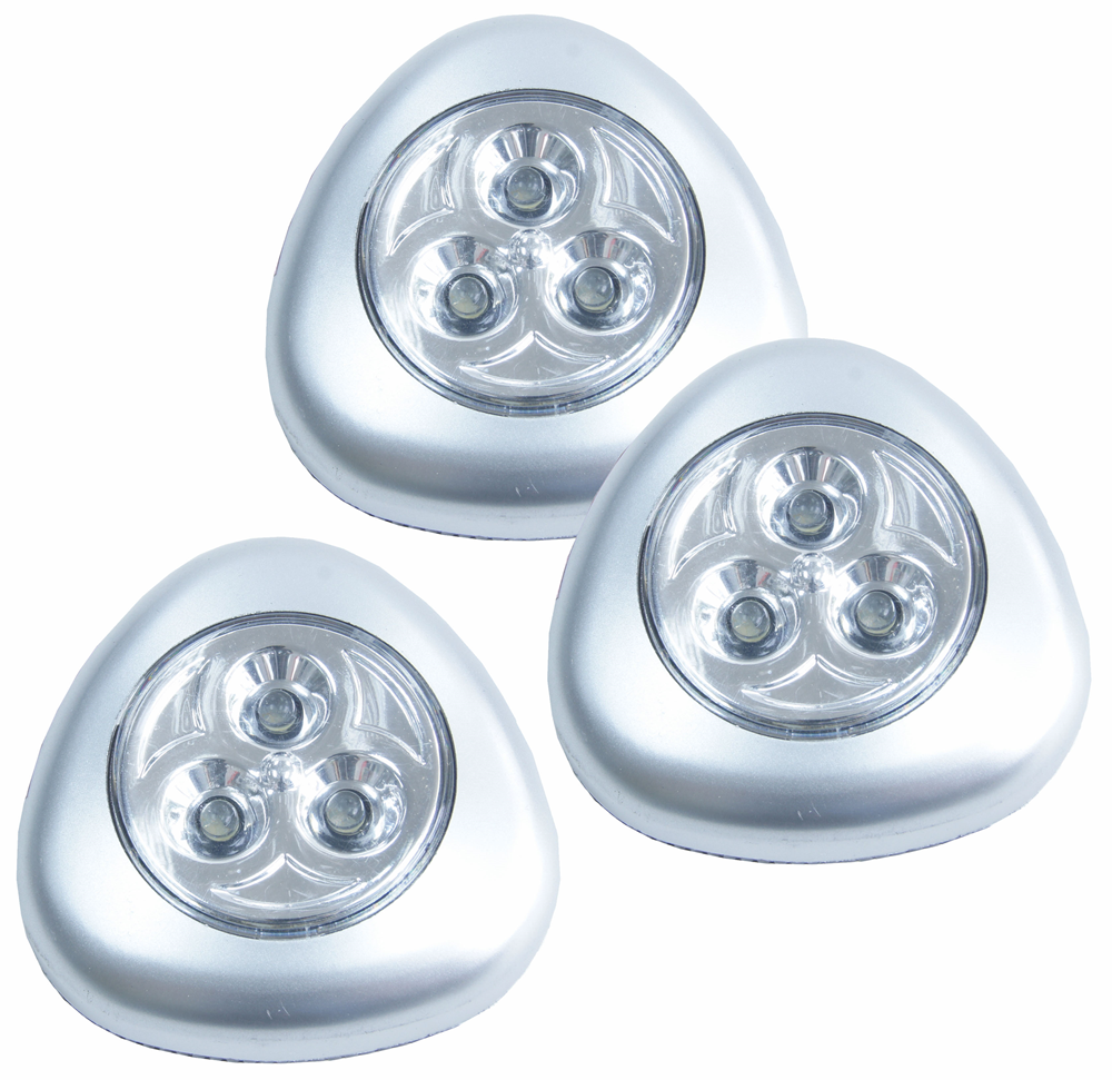 Werkzeyt 3Led-Pushlight Ip44 3St Bebat - B29862