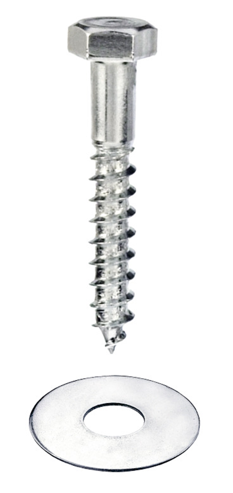 Connex Houtdraadbout+Sr 10X40 Rvs Bag 12St B30268