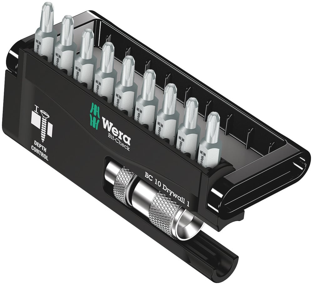 Wera Bit-Check 10 Drywall 1, 10 -delig - 1 stuk(s) - 05136011001