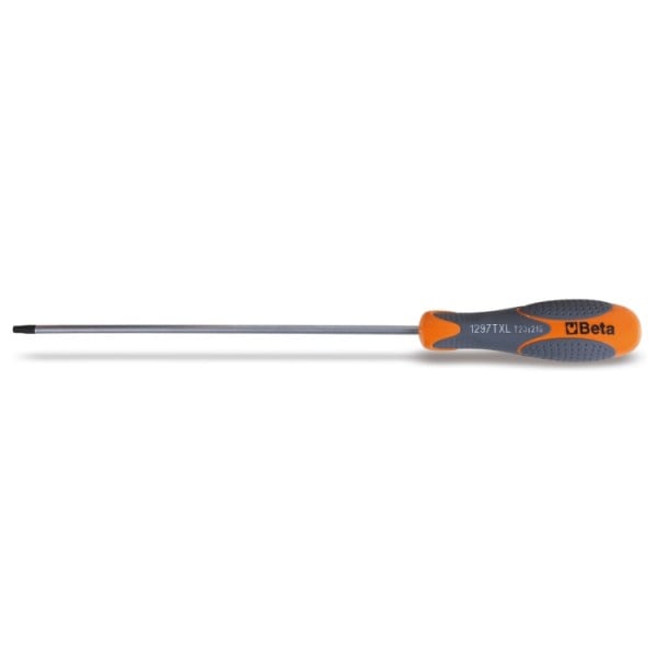 Beta 1297TX/L 25 Schroevendraaiers voor Torx® schroeven | lange uitvoering | verchroomd - 012970125