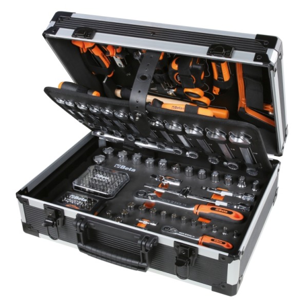 Beta BW 2056T/E Gereedschapstrolley met 163-delig assortiment gereedschappen - 020566120