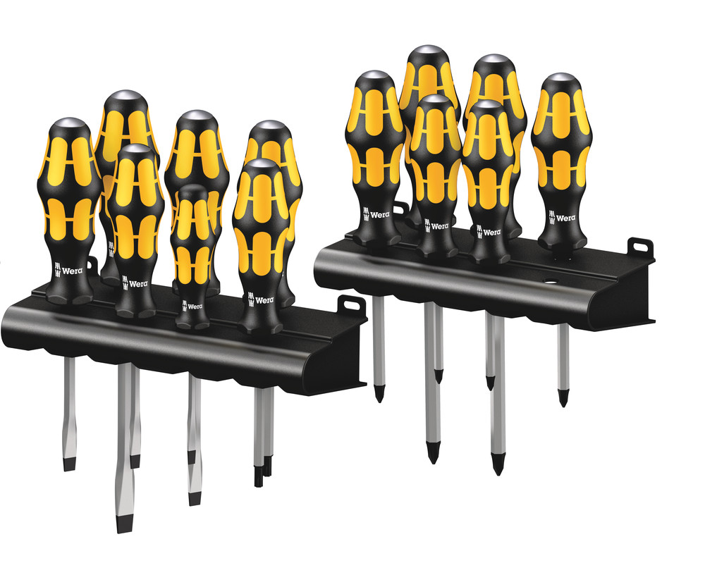 Wera Big Pack 900 Schroevendraaierset Kraftform Wera: De Schroefbeitel + Houder, 13-delig - 1 stuk(s) - 05133285001 afbeelding 1