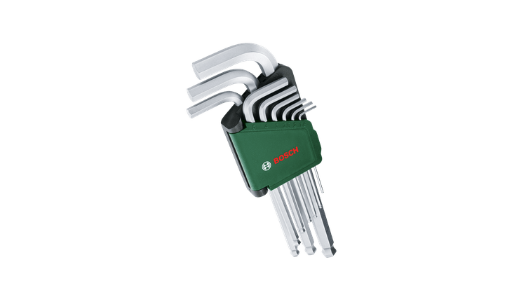 Bosch Groen Inbussleutelset 9-stuks 1600A02BX9