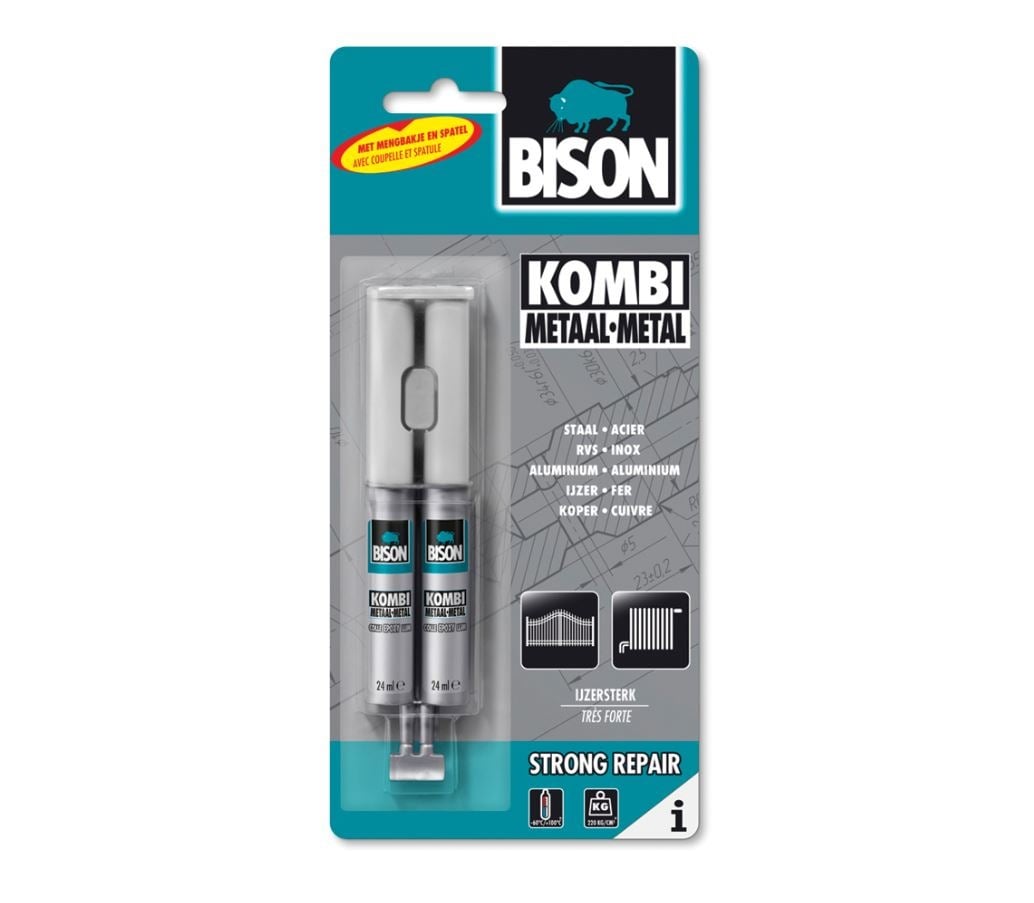 Bison Kombi Metaal 24 ml dubbelspuit kaart