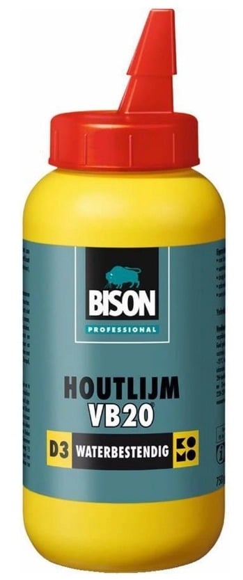 Bison Prof Houtlijm Vb20 D3 Bot 750G*6 Nl - 1339097 1339097