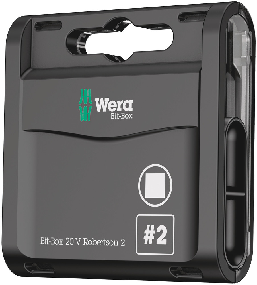 Wera Bit-Box 20 V Robertson 2, 20-delig - 1 stuk(s) - 05057790001