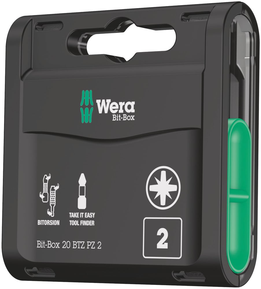 Wera Bit-Box 20 BTH PZ 2, 20-delig - 1 stuk(s) - 05057761001