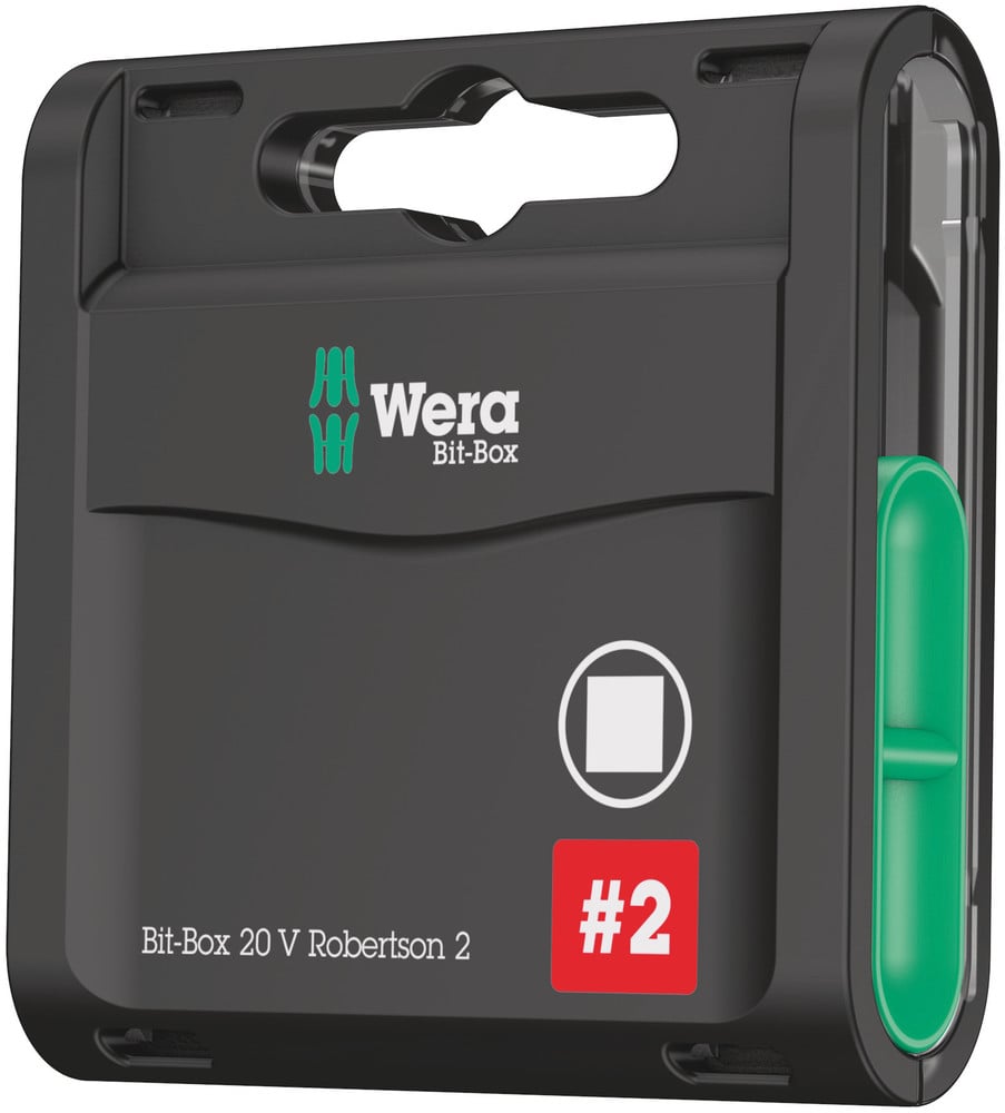 Wera Bit-Box 20 V Robertson 2, 20-delig - 1 stuk(s) - 05057790001