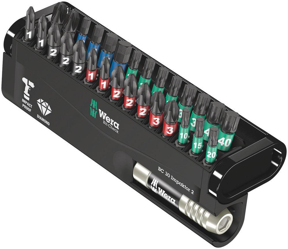 Wera Bit-Check 30 Impaktor 2 | 30 -delig | PH/PZ/TX/HX - 05057697001