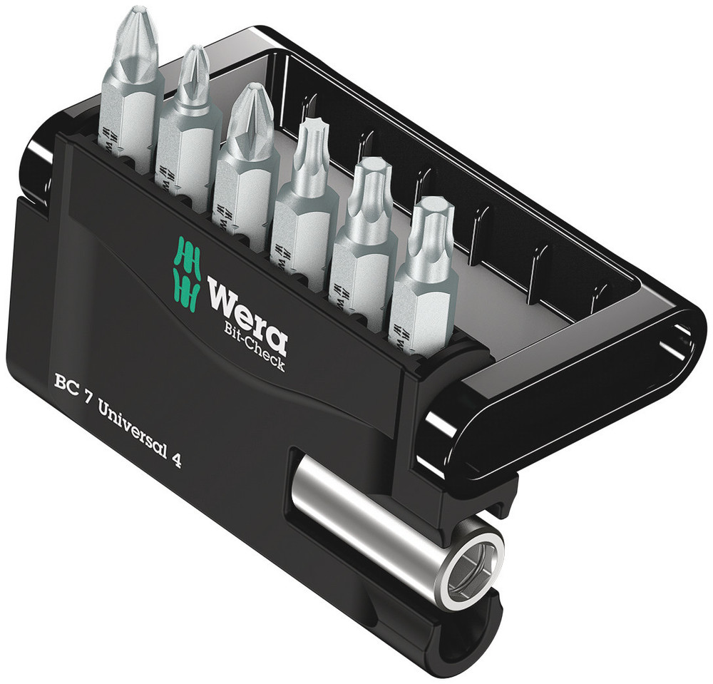 Wera Bitassortiment, Bit-Check 7 Universal 4 | PH/PZ/TX | 7-delig | 1 stuks - 05135810001