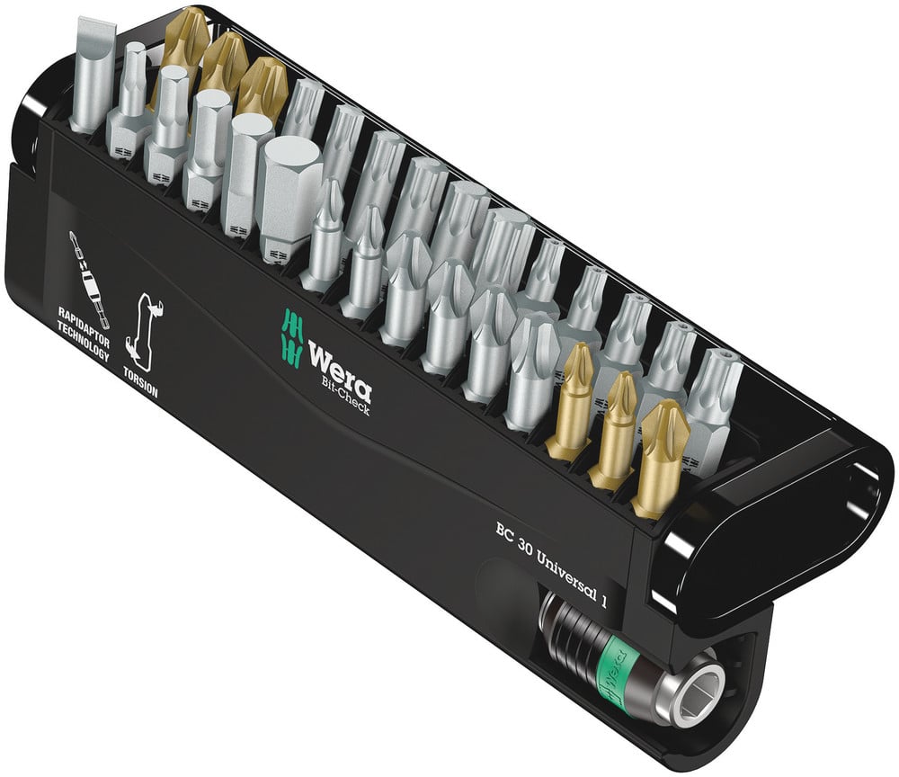 Wera 05056440001 30-delige Bit-Check Universal