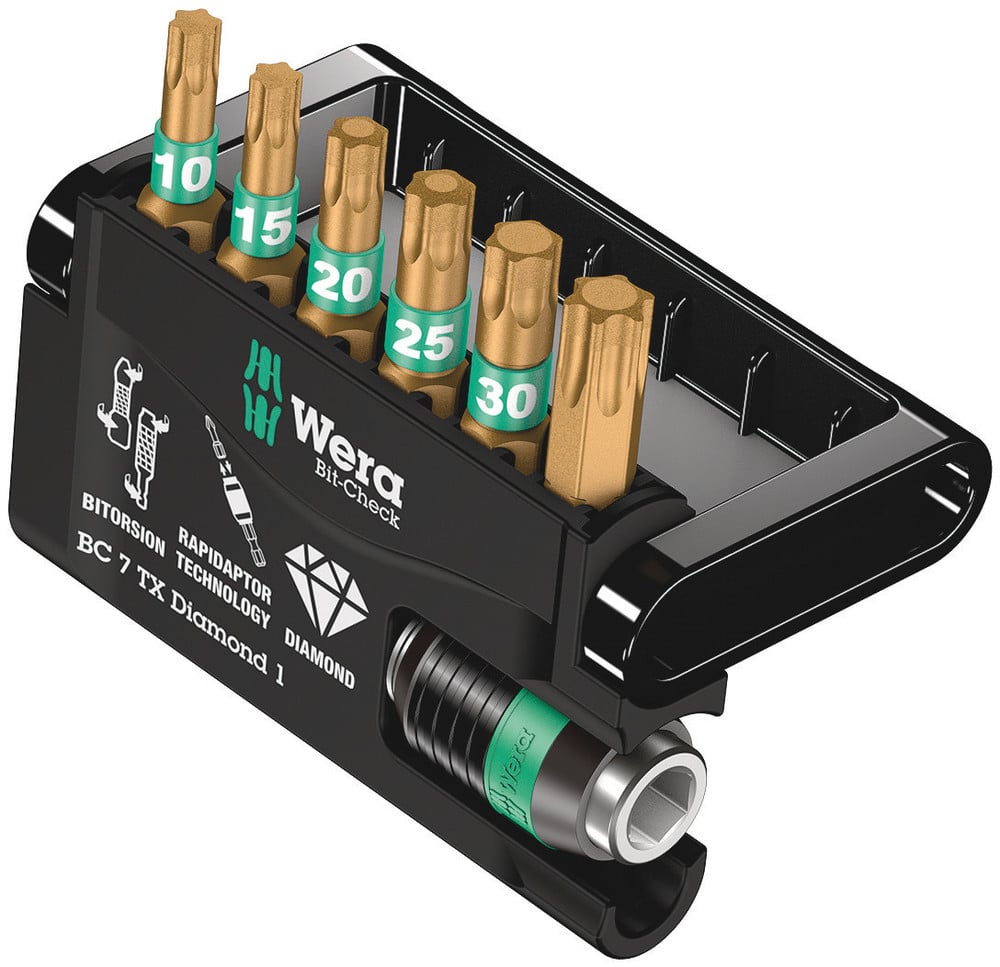 Wera Bit-Check 7 TX Diamond 1, 7 -delig - 1 stuk(s) - 05057415001