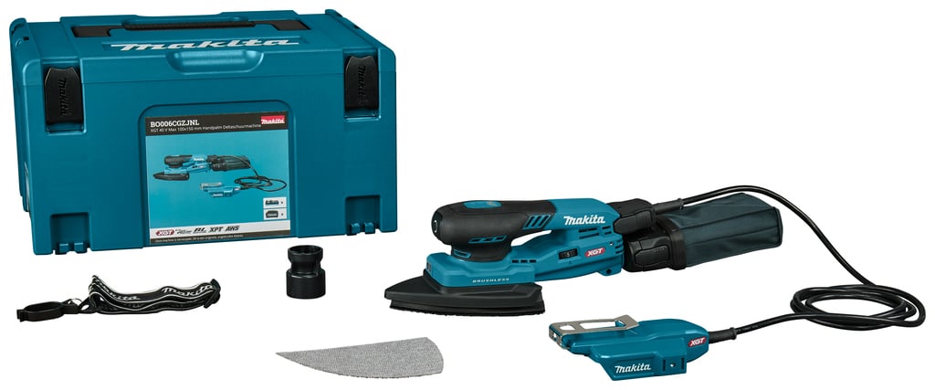Makita BO006CGZJNL XGT 40 V Handpalm Deltaschuurmachine | Max 100x150 mm | Zonder accu&apos;s en lader | In Mbox - BO006CGZJNL