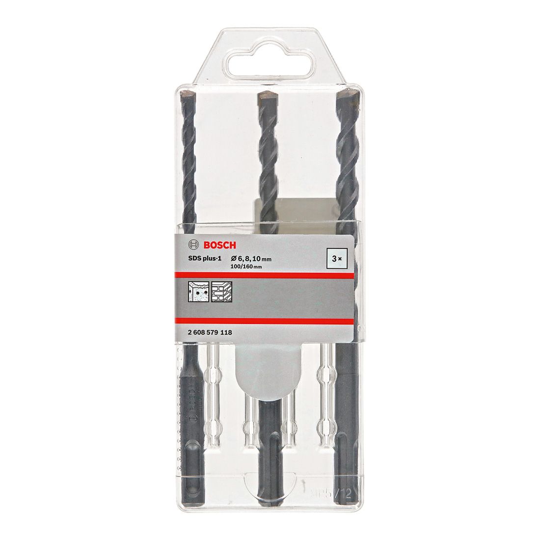 Bosch 2608579118 SDS-PLUS-1 | Boren Set | 6/8/10MM X 100MM X 160MM - 2608579118
