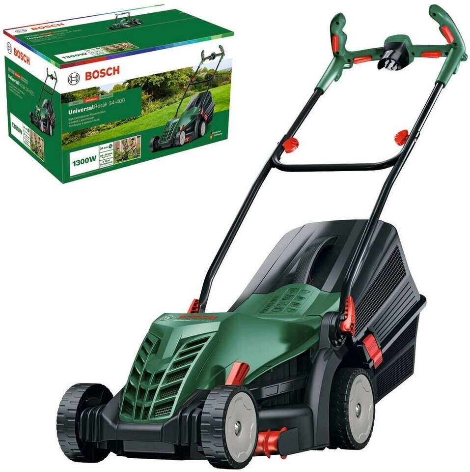 Bosch Groen UniversalRotak 34-400 Grasmaaier - met 40 Liter Grasopvangbak - 06008A6400