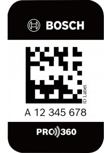 Bosch Accessoires PRO360 ID Label PRO360 ID Label L (PRO360 ID Label groot 100 stuks 25 x 50 mm) - 1600A02C1N