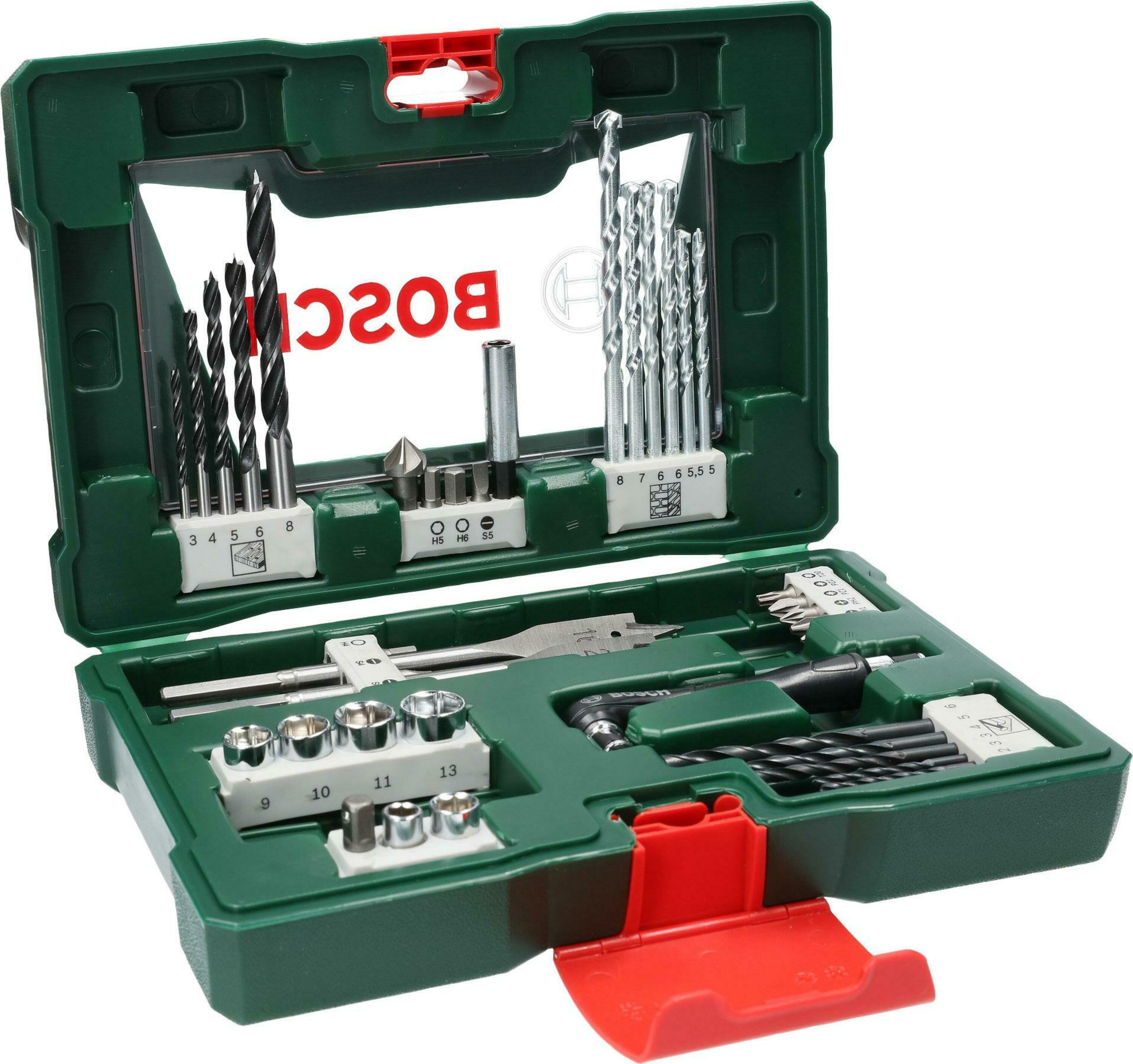 Bosch Accessoires 41-delige V-Line Boren- en schroefbitset met multifunctionele bithouder - 2607017316