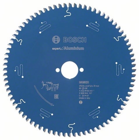 Bosch Accessoires Cirkelzaagblad Expert for Aluminium 240X30X2.8/1.8X80T - 2608644108
