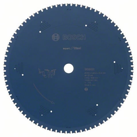 Bosch Accessoires Cirkelzaagblad Expert for Steel 355X2,2X25,4X90T FW - 2608643063