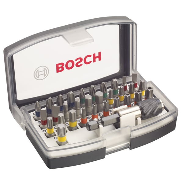 Bosch Accessoires 31-delige schroefbitset in cassette - 2607017319
