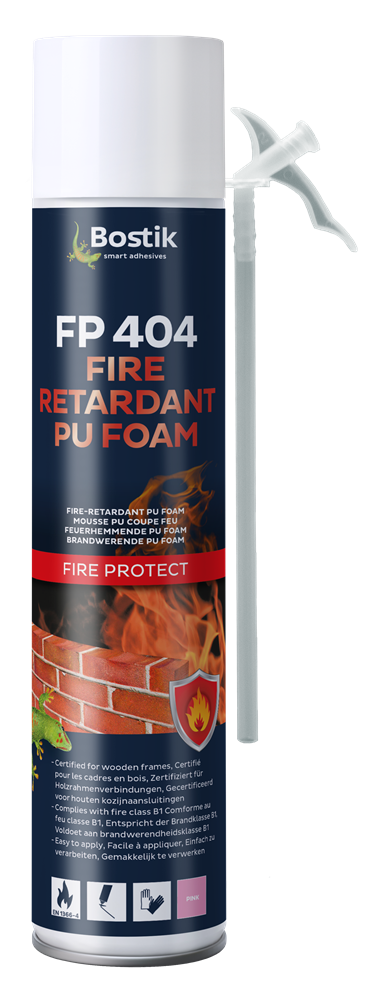 Bostik FP 404 Fire Retardant PU Foam | Roze | Blik 750 ml - 30612888