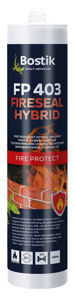 Bostik FP 403 Fireseal Hybrid | Betongrijs | Koker 290 ml (12 stuks) - 30612851