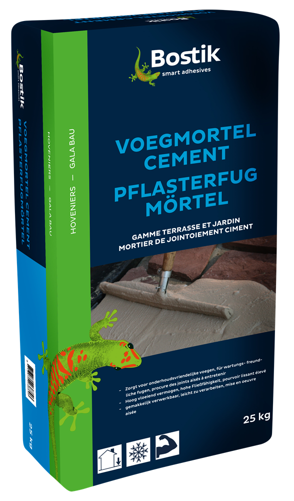 Bostik Voegmortel Cement | Donkergrijs | Zak 25 kg - 30608763