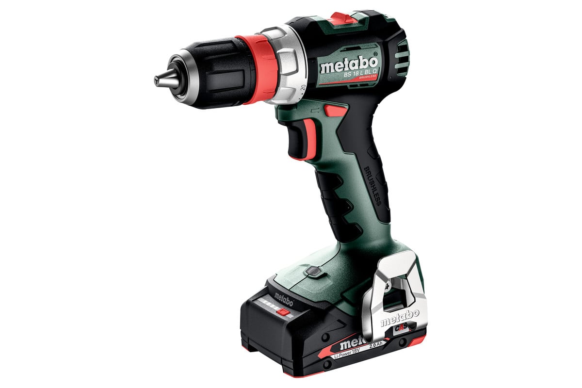 Metabo BS 18 L BL Q | Accu boorschroefmachine | Set 18V | 2 0Ah Li-Ion in x 613156500