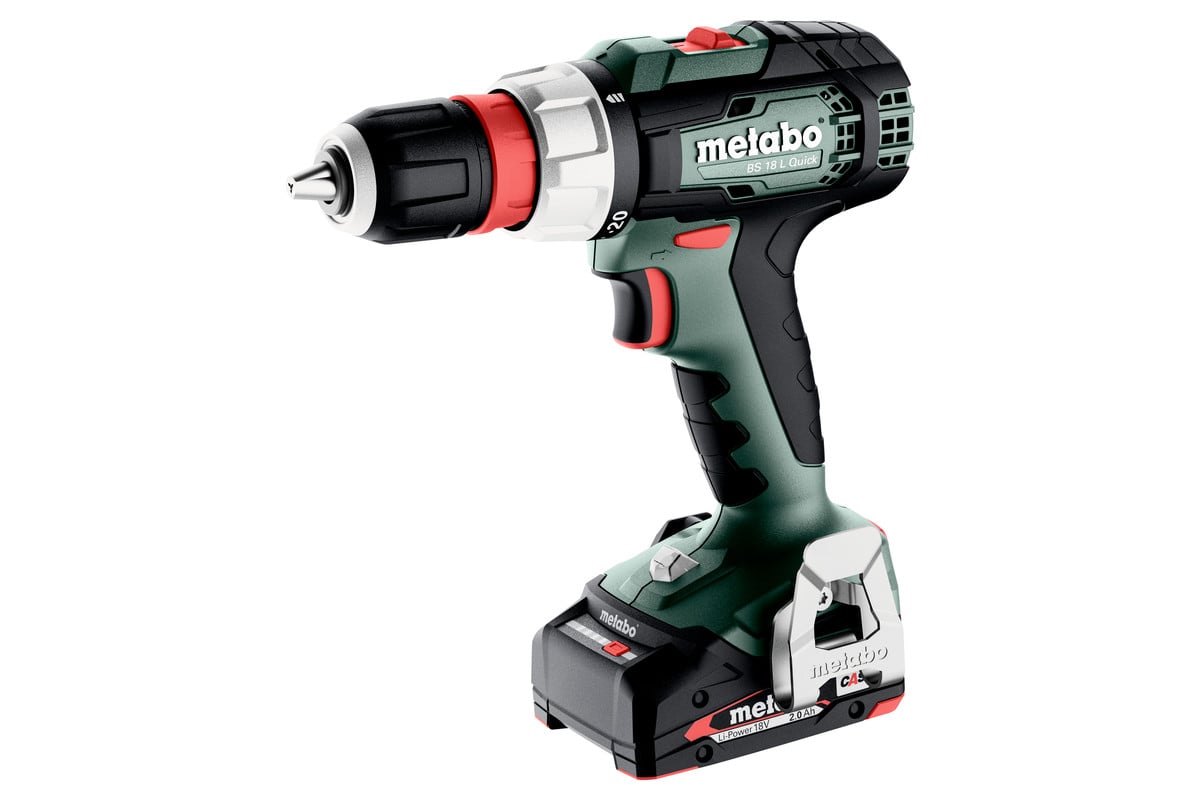 Metabo BS 18 L Q Accu Boorschroefmachine | 2 x 2.0 Ah Li-Power | SC 30 614052500