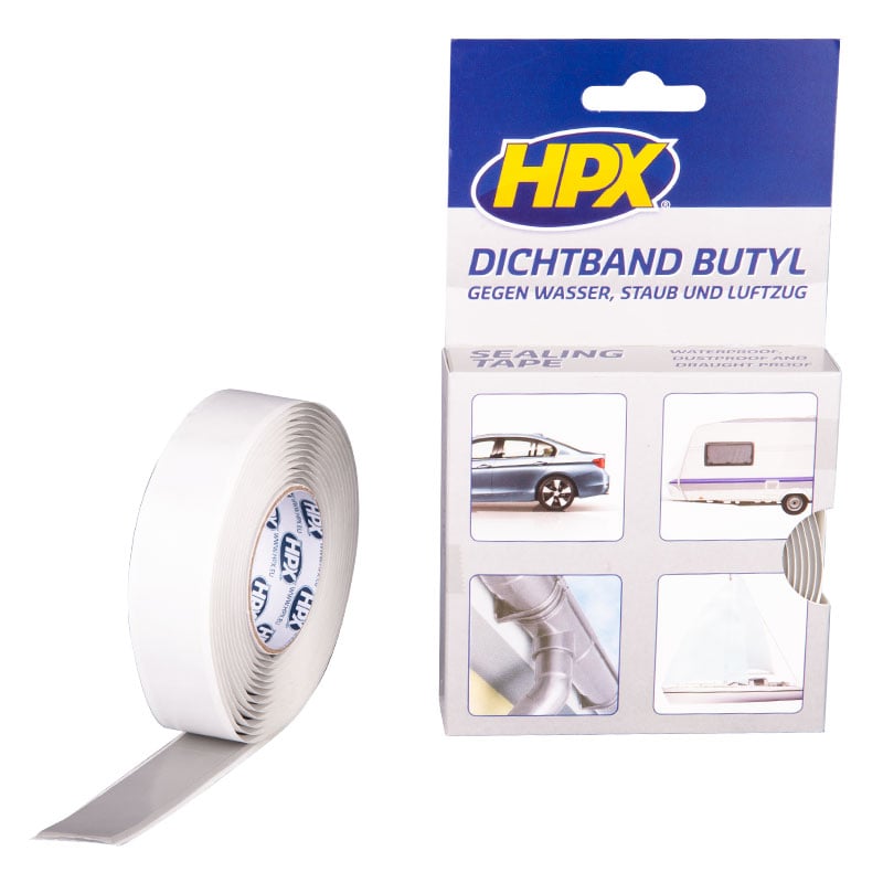 HPX Butyl afdichtingstape | Grijs | 20mm x 3m - BU2003 - BU2003