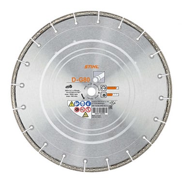 Stihl Accessoires diamant-doorslijpschijf, Ø 350mm, gietijzer, D-G80 - 08350707000