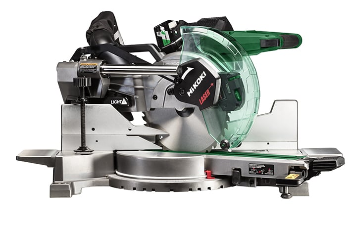 Hikoki C3610DRAW4Z Multivolt Accu Afkortzaag 255mm 36V zonder accu&apos;s en lader - C3610DRAW4Z