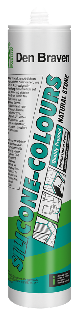 Zwaluw Silicone-COLOURS + Natural Stone | 310 ml | Transparant (12 stuks) - 30620840