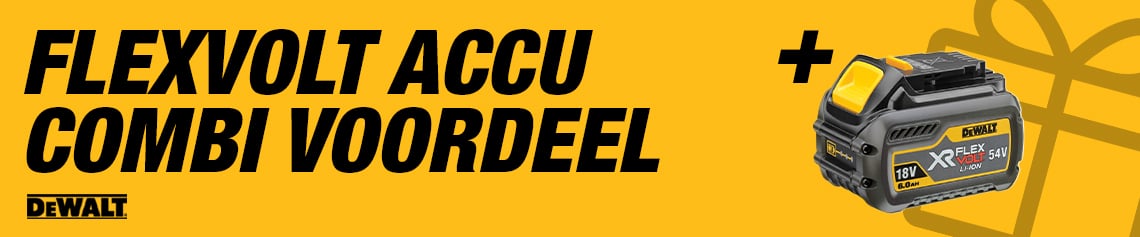 DeWALT Flexvolt accu combivoordeel