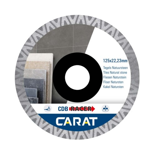 Carat Diamantzaag | Tegels / Natuursteen Brilliant | Ø115X22.23Mm | CDB RACER / CDBM RACER - CDBM115300
