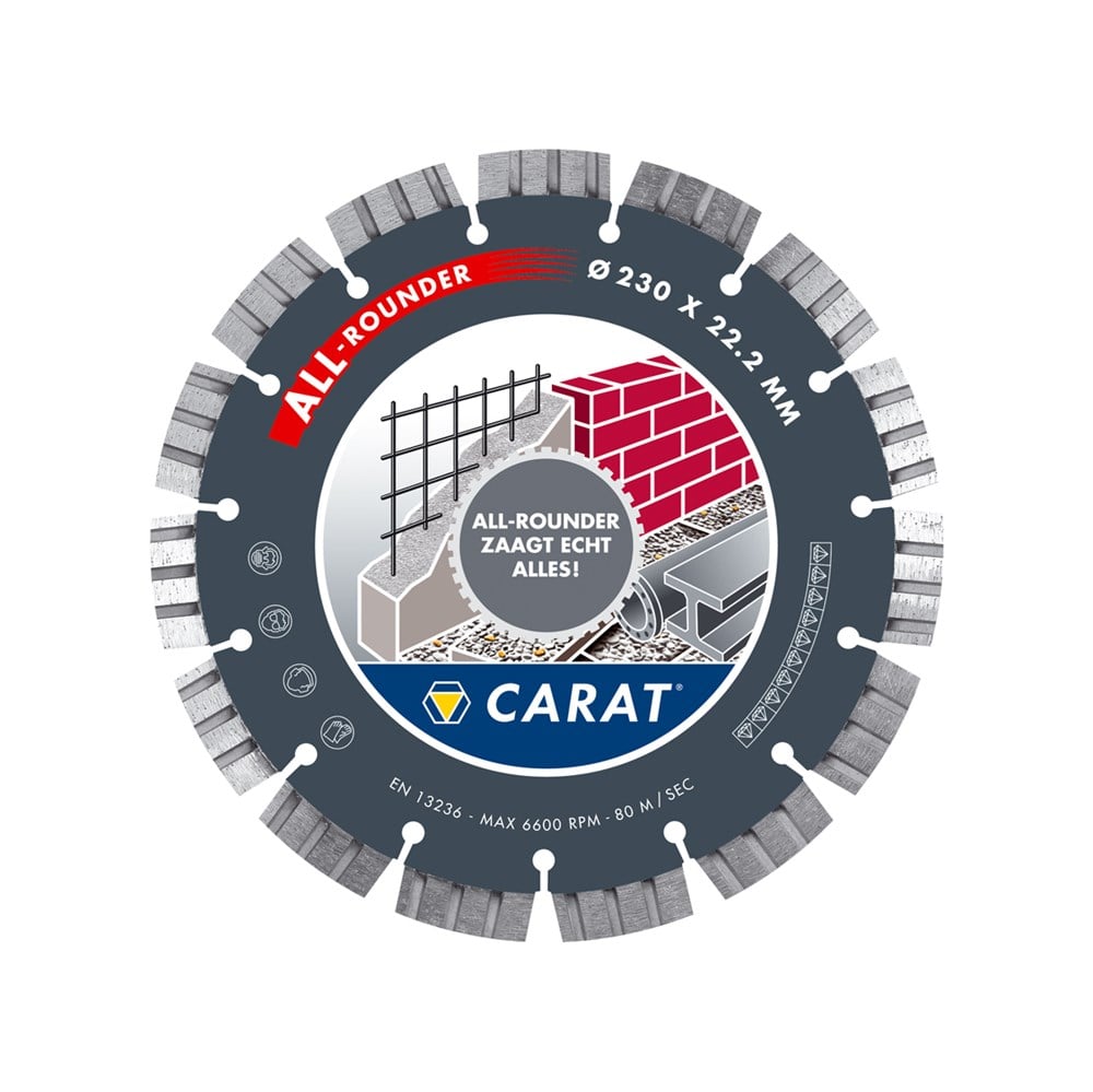 Carat Carat Laser Universeel Brilliant, Type "All-Rounder" Ø230X22.23Mm - CEB2303015