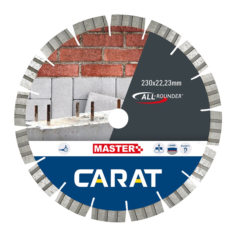 Carat Carat Laser Universeel Brilliant, Type "All-Rounder" Ø125X22.23Mm - CEB1253010