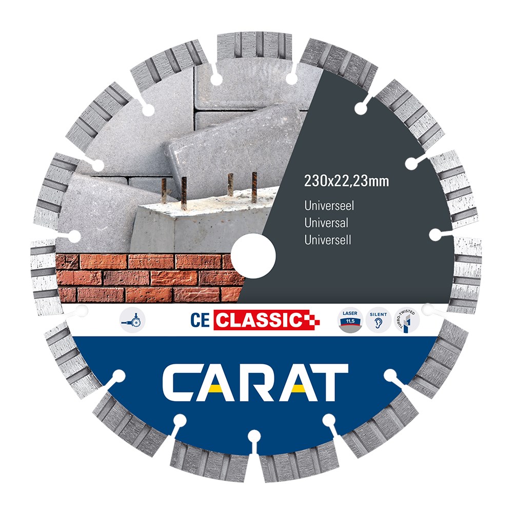 Carat DIAMANTZAAG UNIVERSEEL Ø115x22,23MM, CE CLASSIC - CEC1153000 - CEC1153000 afbeelding