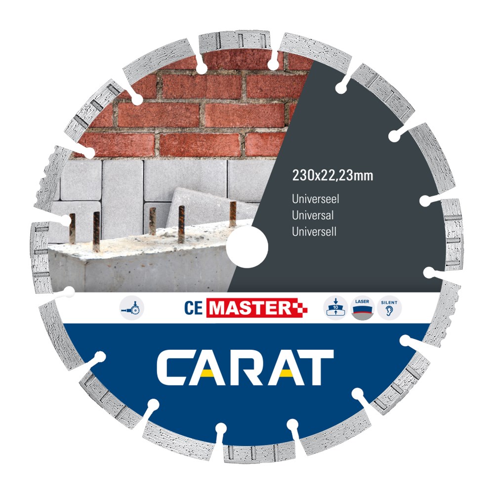 Carat DIAMANTZAAG UNIVERSEEL Ø115x22,23MM, CE MASTER - CEM1153000 - CEM1153000
