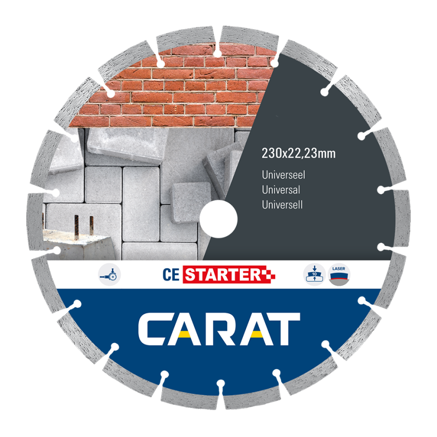 Carat Diamantzaag Universeel | Ø180x22,23 mm, CE Starter - CES1803000