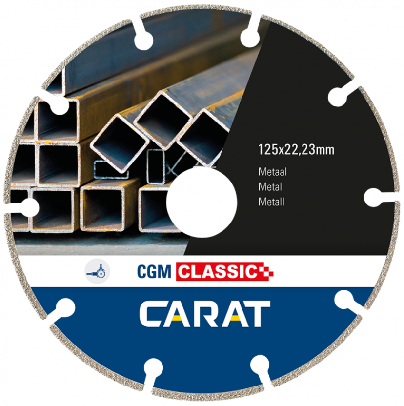 Carat Doorslijpschijf voor metaal | 125X22,23 mm | CGM Classic - CGMC125300