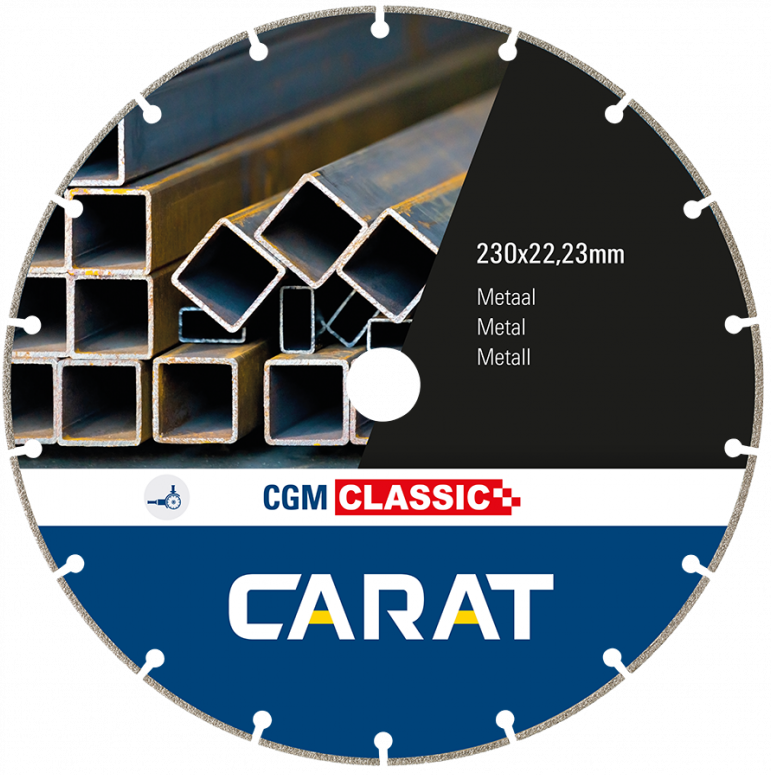 Carat Doorslijpschijf voor metaal | 230X22,23 mm | CGM Classic - CGMC230300