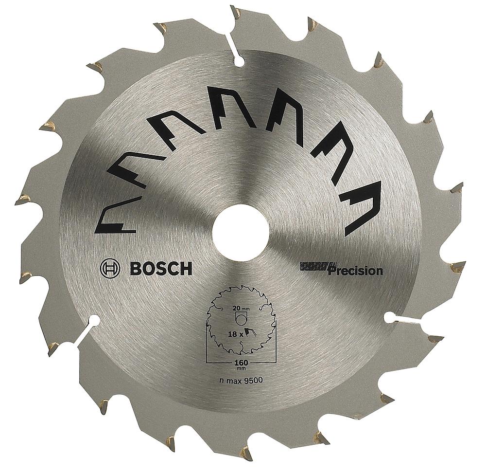 Bosch Accessoires Cirkelzaagblad PRECISION 160 x 20/16 x 18T | 2609256855 - 2609256855