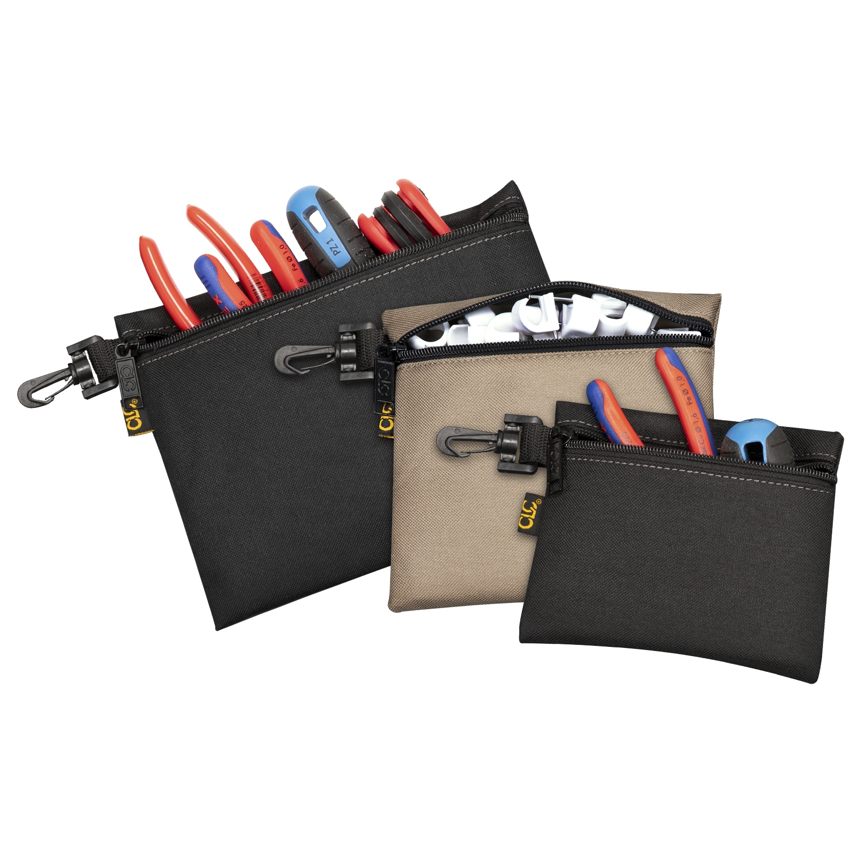 CLC Work Gear Work Gear Zakken met ritssluiting (3 stuks) - CL1001100 CL1001100