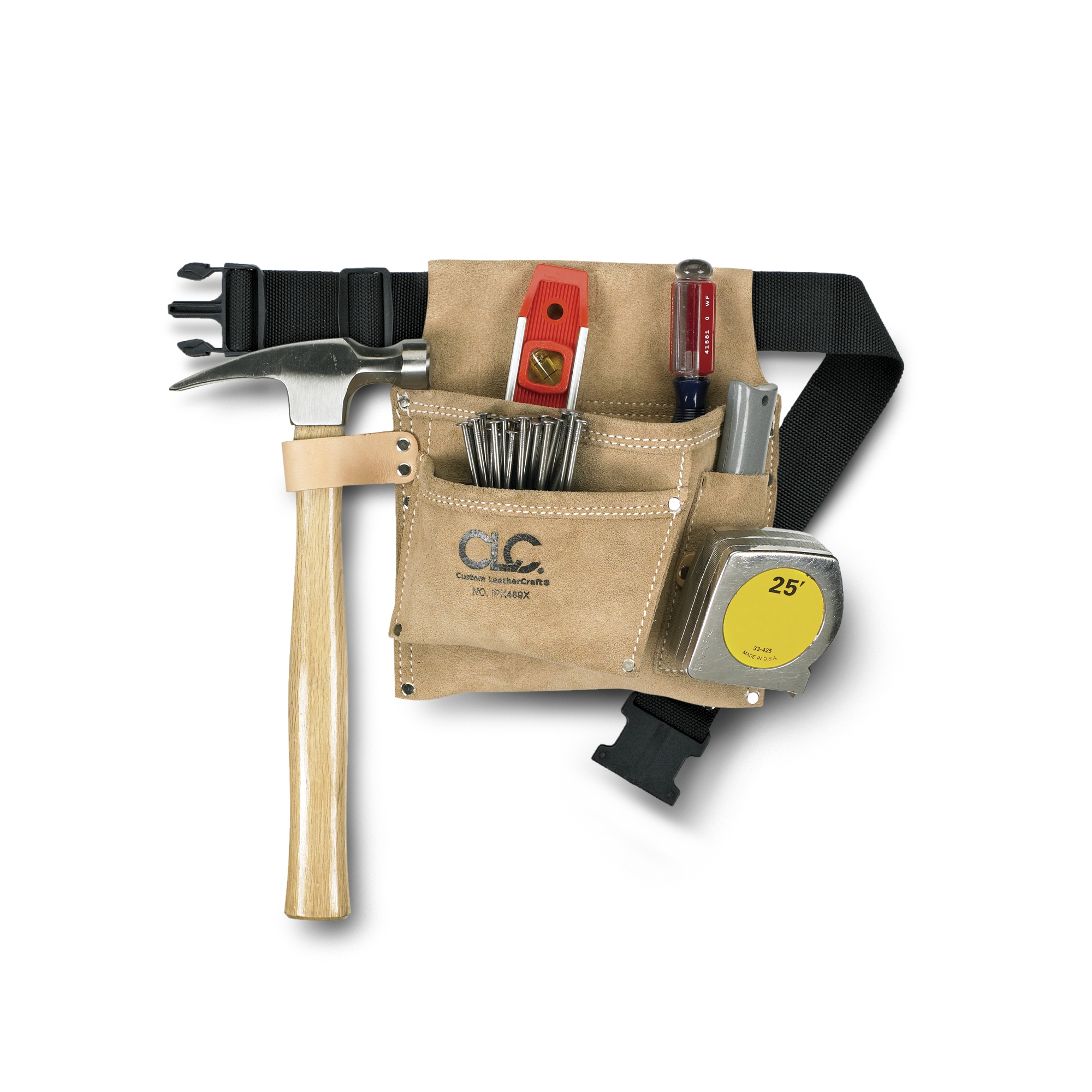 CLC Work Gear Work Gear Gereedschapsgordel Nail Suède - CL1IP489X CL1IP489X