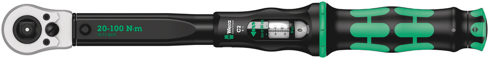 Wera Momentsleutel | 1/2 inch 20-100 Nm | 1 stuk - 05075625001 05075625001