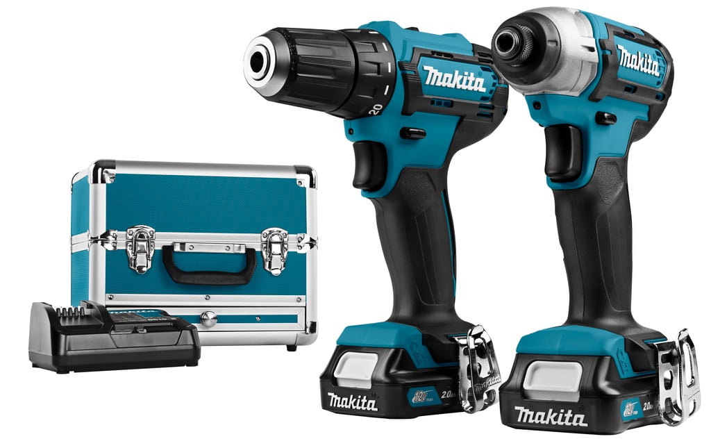 Makita CLX224SAX1 Comboset - accuboor DF333 + slagschroever TD110 12V 2.0Ah Li-Ion - CLX224SAX1