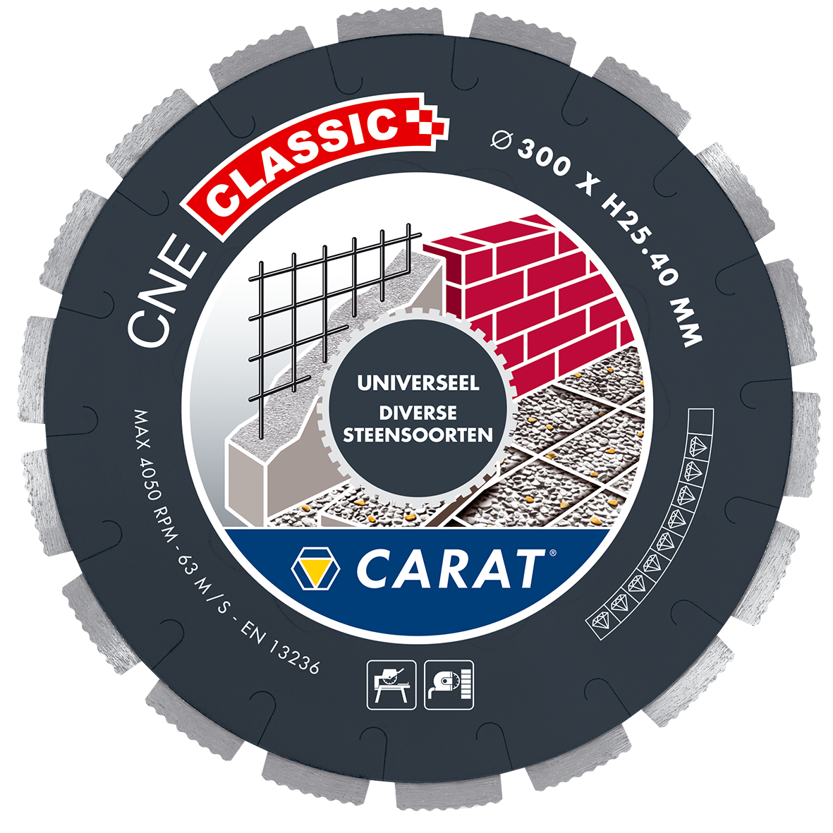 Carat Universeel One Classic| 300x30mm zaagblad voor o.a W-3011 - CNEC300500